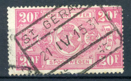(B) TR163 Gestempeld 1923 - Rijkswapen  - Oblitérés