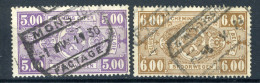 (B) TR157/158 Gestempeld 1923 - Rijkswapen  - Usati