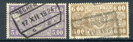 (B) TR157/158 Gestempeld 1923 - Rijkswapen - 1 - Afgestempeld