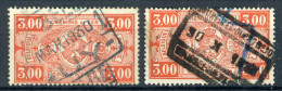 (B) TR154 Gestempeld 1923 - Rijkswapen (2 Stuks) - 2 - Gebraucht