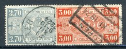 (B) TR153/154 Gestempeld 1923 - Rijkswapen  - Usados