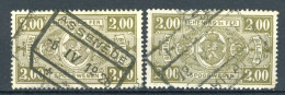 (B) TR150 Gestempeld 1923 - Rijkswapen (2 Stuks) - 4 - Usati