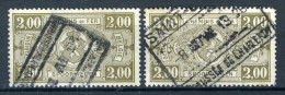 (B) TR150 Gestempeld 1923 - Rijkswapen (2 Stuks) - 1 - Usados