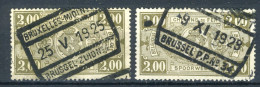 (B) TR150 Gestempeld 1923 - Rijkswapen (2 Stuks) - 2 - Usati