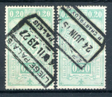 (B) TR138 Gestempeld 1923 - Rijkswapen (2 Stuks) - 1 - Used