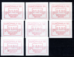 ATM 70 MNH** 1988 - Europhila '88 - Neufs
