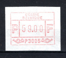 ATM 5 MNH** 1981 -  Brussel 1 Proefuitgifte 59 Fr. - Neufs