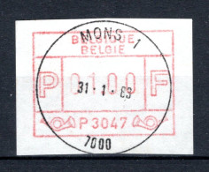 ATM 47A FDC 1983 Type II - Mons 1 - Ungebraucht
