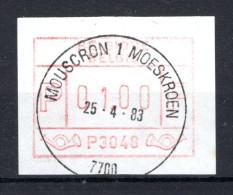 ATM 48 FDC 1983 Type I - Mouscron 1 - Nuevos