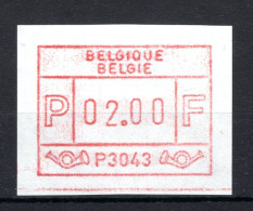 ATM 43 MNH** 1983 Type I - La Louvière 1 - Postfris