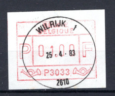 ATM 33 FDC 1983 Type I - Wilrijk 1 - Postfris