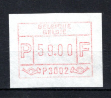 ATM 2 MNH** 1981 -  Tournai 1 Proefuitgifte 59 Fr. - Ungebraucht