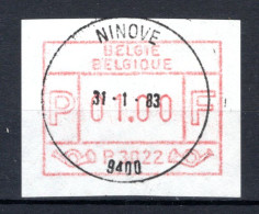 ATM 22A FDC 1983 Type II - Ninove 1 - Postfris