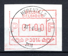 ATM 14A FDC 1983 Type II - Herentals 1 - Postfris