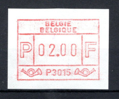 ATM 15 MNH** 1983 Type I - Knokke-Heist 1 - Neufs