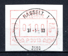 ATM 13A FDC 1983 Type II - Hasselt 1 - Mint