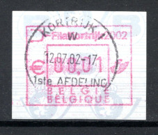 ATM 108A FDC 2002 - Fila Kortrijk  - Mint