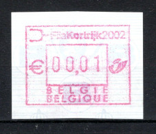 ATM 108A MNH** 2002 - Fila Kortrijk - Ungebraucht