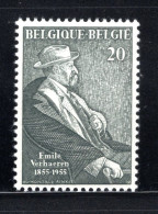 967 MNH 1955 - Dichter Emile Verhaeren. - Ongebruikt