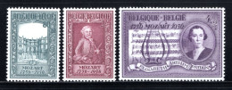 987/989 MNH 1956 - 200e Verjaardag Geboorte Wolfgang Amadeus Mozart. - Unused Stamps