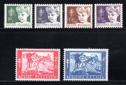 955/960 MNH 1954 - Antiteringzegels - Nuevos