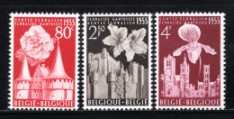 961/963 MNH 1955 - Gentse Floraliën I. - Neufs