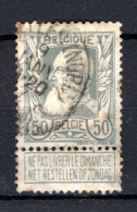 78b° Gestempeld 1905 - Z.M. Koning Leopold II - 1905 Grove Baard
