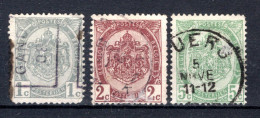 81/83° Gestempeld 1907 - Wapenschild - 1893-1907 Coat Of Arms