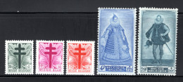 787/791 MNH 1948 - Antiteringzegels. - Nuevos