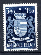 723° Gestempeld 1945 - Wapenschilden Liège - Gebraucht