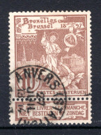 72° Gestempeld 1896 - Wereldtentoonstelling In Brussel - 1894-1896 Expositions