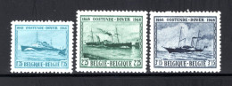 725/727 MNH 1946 - Eeuwfeest Van De Maildienst Oostende Dover. - Nuovi