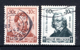 595/596° Gestempeld 1942 - Vlaamse Geleerden - Used Stamps