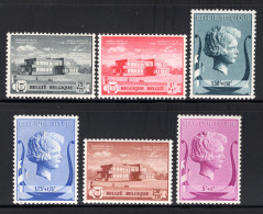 532/537 MNH 1940 - Ten Voordele Muziekstichting Koningin Elisabeth - Unused Stamps