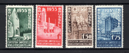 386/389 MNH 1934 - Wereldtentoonstelling Te Brussel In 1935. - Neufs
