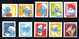 3814/3823 MNH 2008 - De Smurfen 50 Jaar. - Unused Stamps