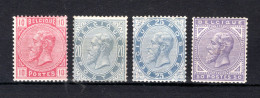 38/41 MNH 1883 - Z.M. Koning Leopold II - 1883 Leopold II
