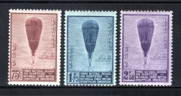 353/355 MNH 1932 - Ballon Piccard - Ungebraucht