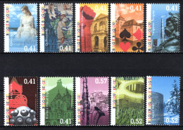 3184/3193 MNH** 2003 - This Is Belgium - Unused Stamps