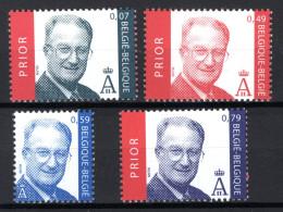 3131/3134 MNH** 2002 - Z.M. Koning Albert II - Unused Stamps