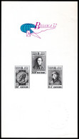 Zwart Wit Velletje 1972 - ZNE3 - Belgica 1972 - B&W Sheetlets, Courtesu Of The Post  [ZN & GC]