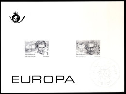 Zwart Wit Velletje 1996 - Europa Beroemde Belgische Vrouwen 2636/2637 -1 - Foglietti B/N [ZN & GC]