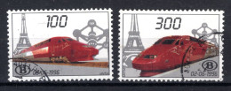 TRV1/2° Gestempeld 1996 - Thalys Trein - 1996-2013 Labels [TRV]
