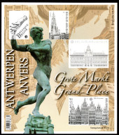 Ongetand Velletje GCD12 Antwerpen Grote Markt BL219 -1 - B&W Sheetlets, Courtesu Of The Post  [ZN & GC]