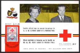 PR 125 HK 1959 Huwelijk Van Prins Albert En Prinses Paola - Privées & Locales [PR & LO]