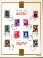 Historische Portretten 1941 573/582 HK - Souvenir Cards - Joint Issues [HK]