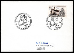 Brief 9-7-1977 - Volksdansfestival Schoten - Storia Postale