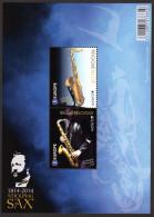 BL218 MNH 2014 - Saxofoon - 1961-2001