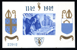 BL21 MNH 1942 - Gotische Cijfers Blauwe Opdruk Ongetand Genummerd - 1924-1960