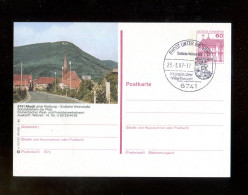 "BUNDESREPUBLIK DEUTSCHLAND" 1986, Bildpostkarte Mit Bildgleichem Stempel Ex "RHODT" (L2031) - Cartes Postales Illustrées - Oblitérées